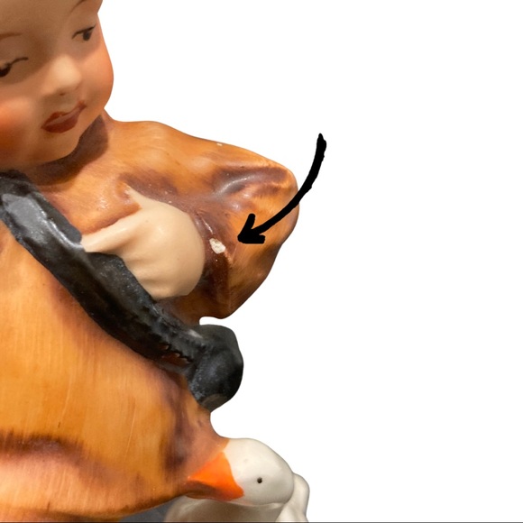 Freidel porcelain figurine - boy with goose - Picture 6 of 9